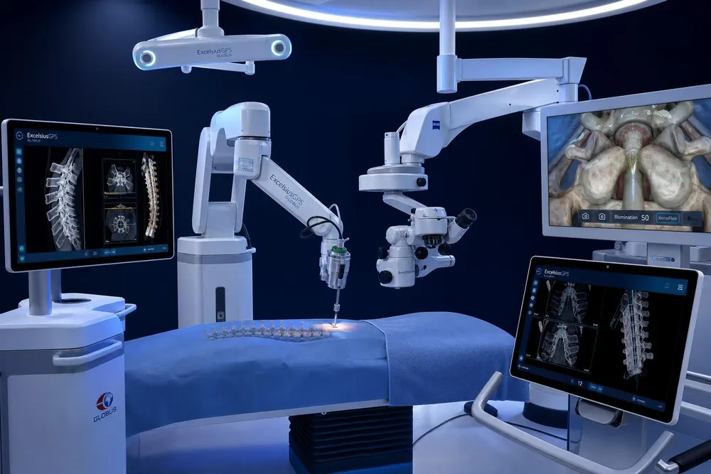 Tecnologia de navegação em cirurgia da coluna